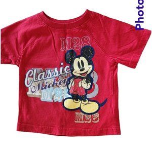 Disney Baby Sz 24 Mos Mickey Mouse Classic Mickey Tshirt
